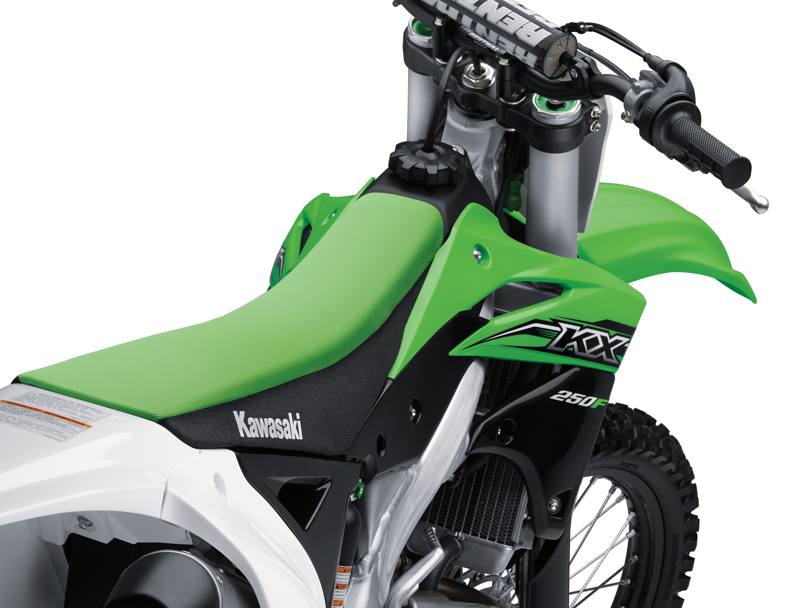 La seduta della KX250F